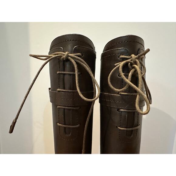 Louis Vuitton Women's Rich Brown Leather Long Boots Size 36 – Authentic - Picture 9 of 16